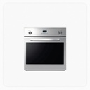 Kelvinator Built-In Electric Oven 60cm 9 Functions 61L Stainless Steel – KRBO-E9TDTSOLT-1661/X