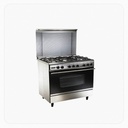 Stovy Free Stand Gas Cooker 90×60 cm – 5 Burners – Auto Ignition – Full Safety – Stainless Steel – Model C6090ST