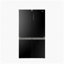 Haier Side-by-Side Refrigerator 4 Doors Inverter – Capacity 20.6 Cu Ft / 585 Liters – Black Color – Model HRF-700BG