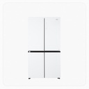 Haier Side-by-Side Refrigerator 4 Doors Inverter – Capacity 15.5 Cu Ft / 440 Liters – White Color – Model HRF-500WG