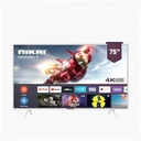 شاشة نيكاي 75 بوصة سمارت 4K Ultra HD نظام webOS UHD75SLED
