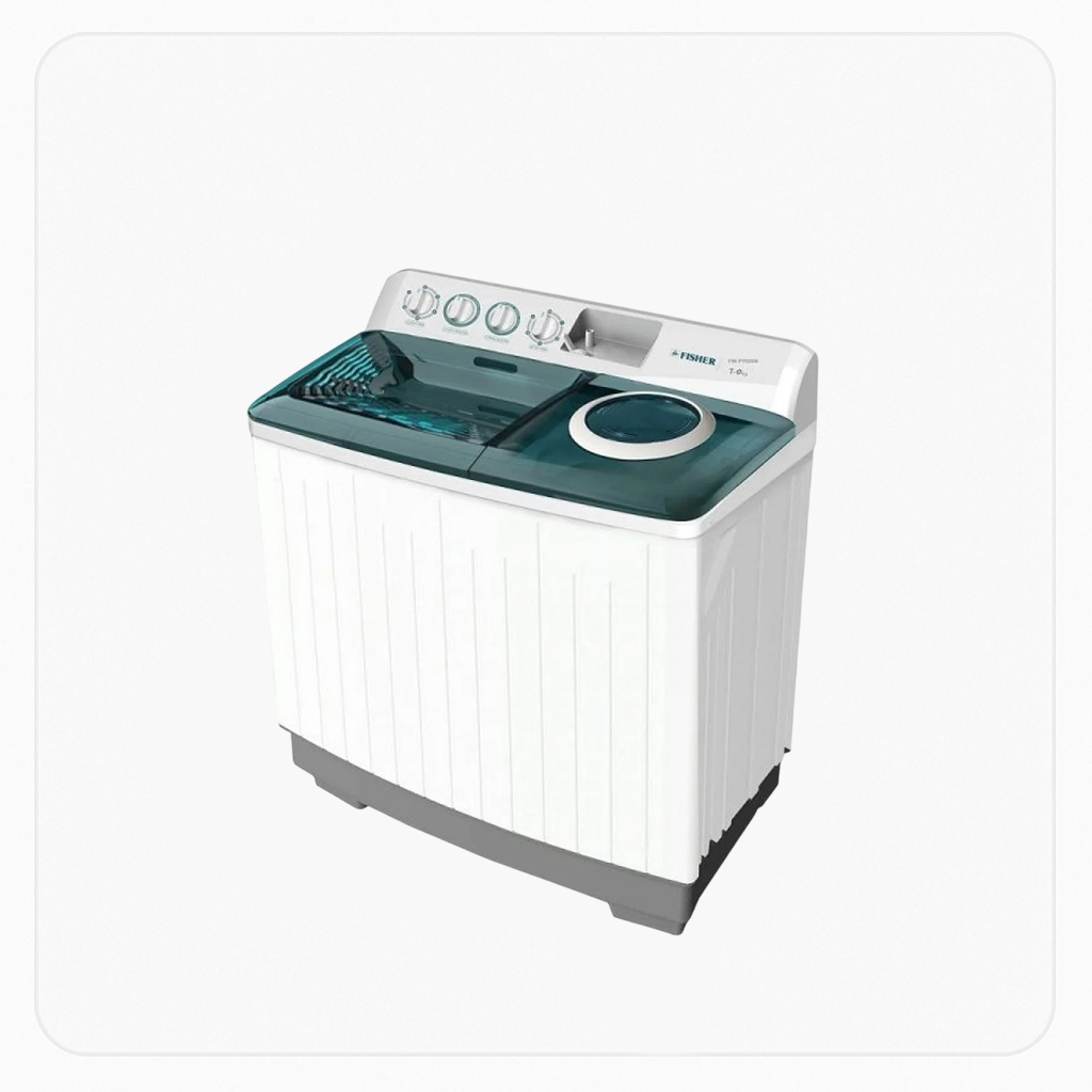 Fisher Twin Tub Washing Machine – 10 Kg – Model FW-P10000N