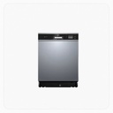 Elba Semi Built-In Dishwasher – 14 Place Settings – 7 Programs – Touch Control – A+++ Efficiency