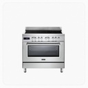 Elba Freestanding Electric Cooker – 90cm – Ceramic Hob with 5 Zones – 9 Functions – 118L Capacity – Electronic Control