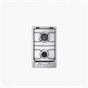 ELBA Built-in Gas Hob 30cm 2 Burners Front Knob Control Stainless Steel – ASEN30-200XD