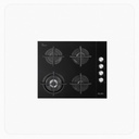 ELBA Built-in Gas Hob 60cm 4 Burners Black Ceramic – ASEN42-455 C