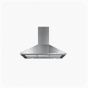 ELBA Wall-Mount Hood – 90cm – Pyramid Design – Stainless Steel – 1000 m³/h Suction – Push Buttons | Platinum 90-1000