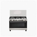 Super General Free Stand Gas Cooker 90×60 cm – 5 Burners – Full Safety – Stainless Steel – Model KSGC904FC