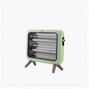 KOOLEN QUARTZ HEATER 3 TUBES 1500 W GREEN